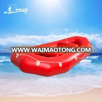 Water sport rowing boat pvc inflatable boat with outboard motor