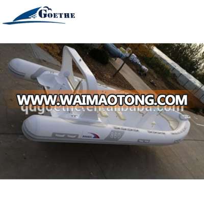 CE Certification and Fiberglass Hull Material rigid inflatable boat