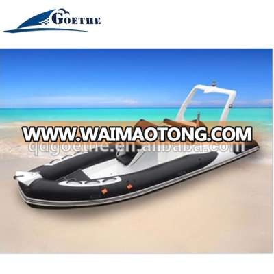 RIB580B CE certified China rib boat with hypalon or pvc tube material for sale